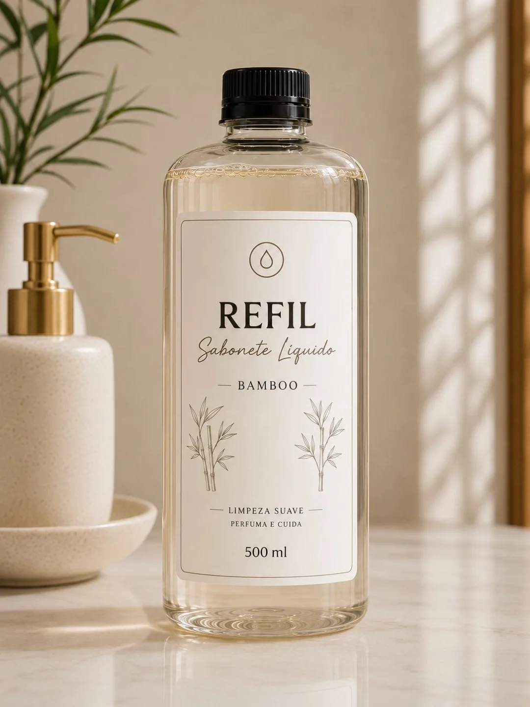 Refil Sabonete Liquído Bamboo 500ml